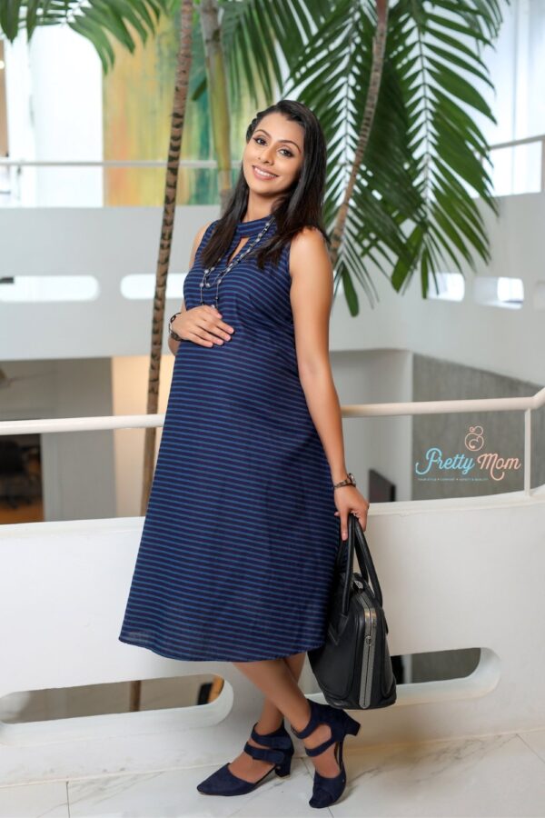 Stripe Midi dress